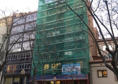 REHABILITACIÓN FACHADA EDIFICIO UBICADO EN VIA AUGUSTA DE BARCELONA